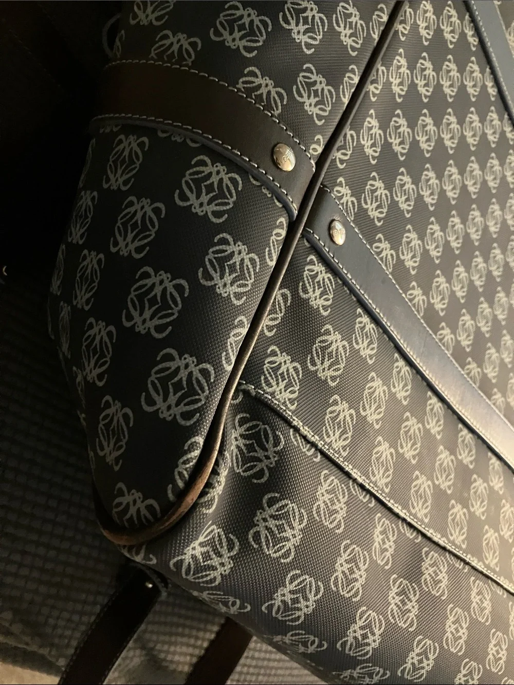 Loewe Anagram duffle Travel bag